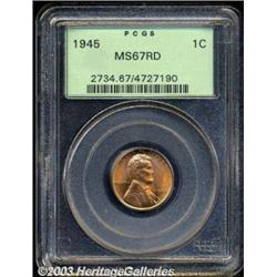 1945 1C MS67 Red PCGS.