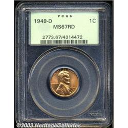 1949-D 1C MS67 Red PCGS.