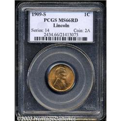 1909-S 1C MS66 Red PCGS.