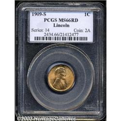 1909-S 1C MS66 Red PCGS.
