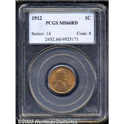 1912 1C MS66 Red PCGS.