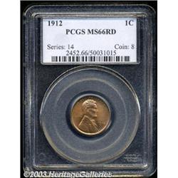 1912 1C MS66 Red PCGS.