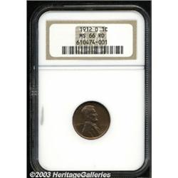 1912-D 1C MS66 Red NGC.