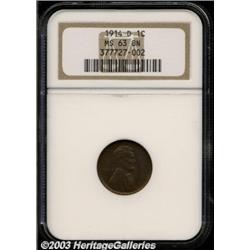 1914-D 1C MS63 Brown NGC.