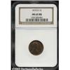 Image 1 : 1915-D 1C MS65 Red and Brown NGC.