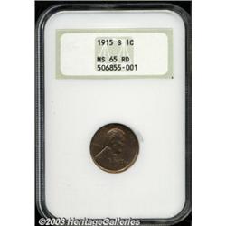 1915-S 1C MS65 Red NGC.