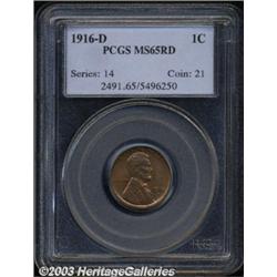 1916-D 1C MS65 Red PCGS.