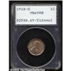 Image 1 : 1918-D 1C MS65 Red and Brown PCGS.