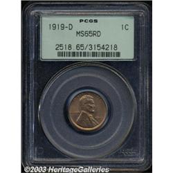 1919-D 1C MS65 Red PCGS.