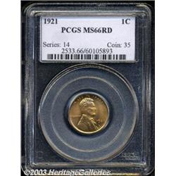 1921 1C MS66 Red PCGS.
