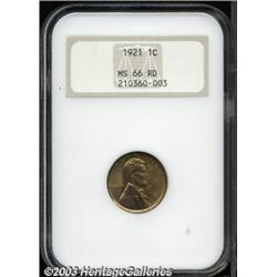 1921 1C MS66 Red NGC.