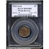 Image 1 : 1922 No D 1C Weak Reverse MS63 Red PCGS.