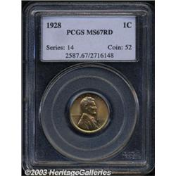 1928 1C MS67 Red PCGS.