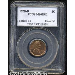 1928-D 1C MS65 Red PCGS.