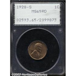 1928-S 1C MS65 Red PCGS.