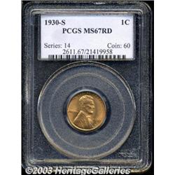 1930-S 1C MS67 Red PCGS.