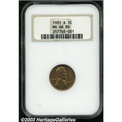 1931-S 1C MS66 Red NGC.