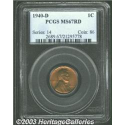 1940-D 1C MS67 Red PCGS.