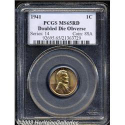 1941 1C Doubled Die MS65 Red PCGS.