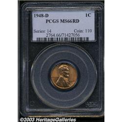 1948-D 1C MS66 Red PCGS.