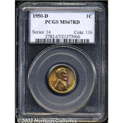 1950-D 1C MS67 Red PCGS.