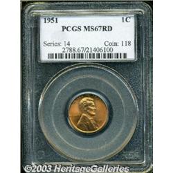 1951 1C MS67 Red PCGS.