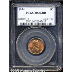 1954 1C MS66 Red PCGS.