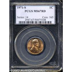 1971-S 1C MS67 Red PCGS.