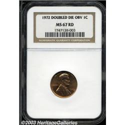 1972/72 1C Doubled Die MS67 Red NGC.