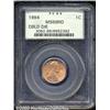 Image 1 : 1984 1C Doubled Die Obverse MS66 Red PCGS.