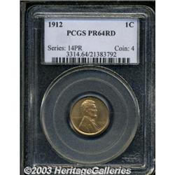 1912 1C PR64 Red PCGS.
