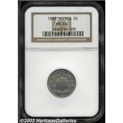 1883 5C MS65 NGC.