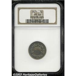 1871 5C PR65 NGC.