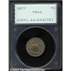 1877 5C PR64 PCGS.