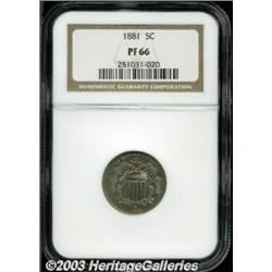 1881 5C PR66 NGC.
