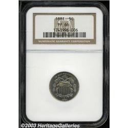 1881 5C PR66 NGC.