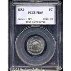 1882 5C PR65 PCGS.