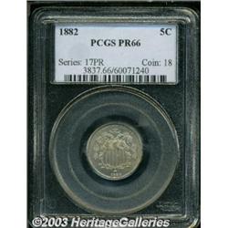 1882 5C PR66 PCGS.