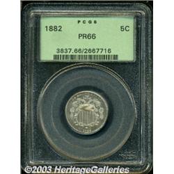 1882 5C PR66 PCGS.