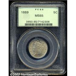 1889 5C MS65 PCGS.