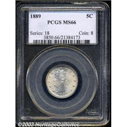 1889 5C MS66 PCGS.