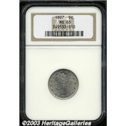 1897 5C MS65 NGC.