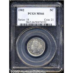 1902 5C MS66 PCGS.