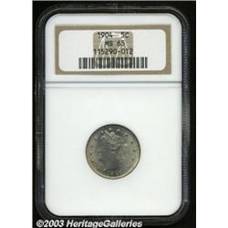1904 5C MS65 NGC.