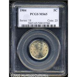 1904 5C MS65 PCGS.