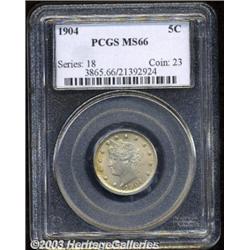 1904 5C MS66 PCGS.