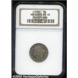 1883 5C No Cents PR65 NGC.