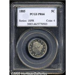 1885 5C PR66 PCGS.