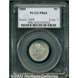 1888 5C PR66 PCGS.