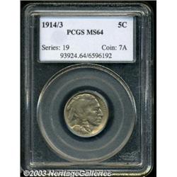 1914/3 5C MS64 PCGS.